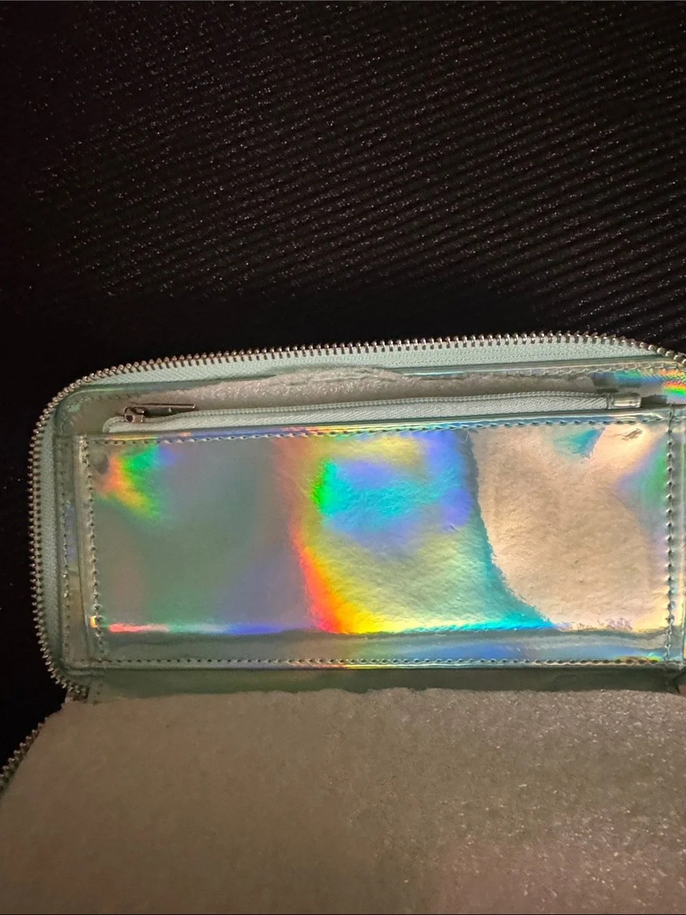 Loungefly Mint and White Disney Mickey Zip Wallet